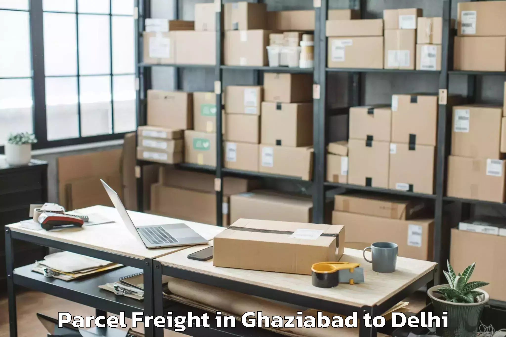 Reliable Ghaziabad to South Asian University New Del Parcel Freight